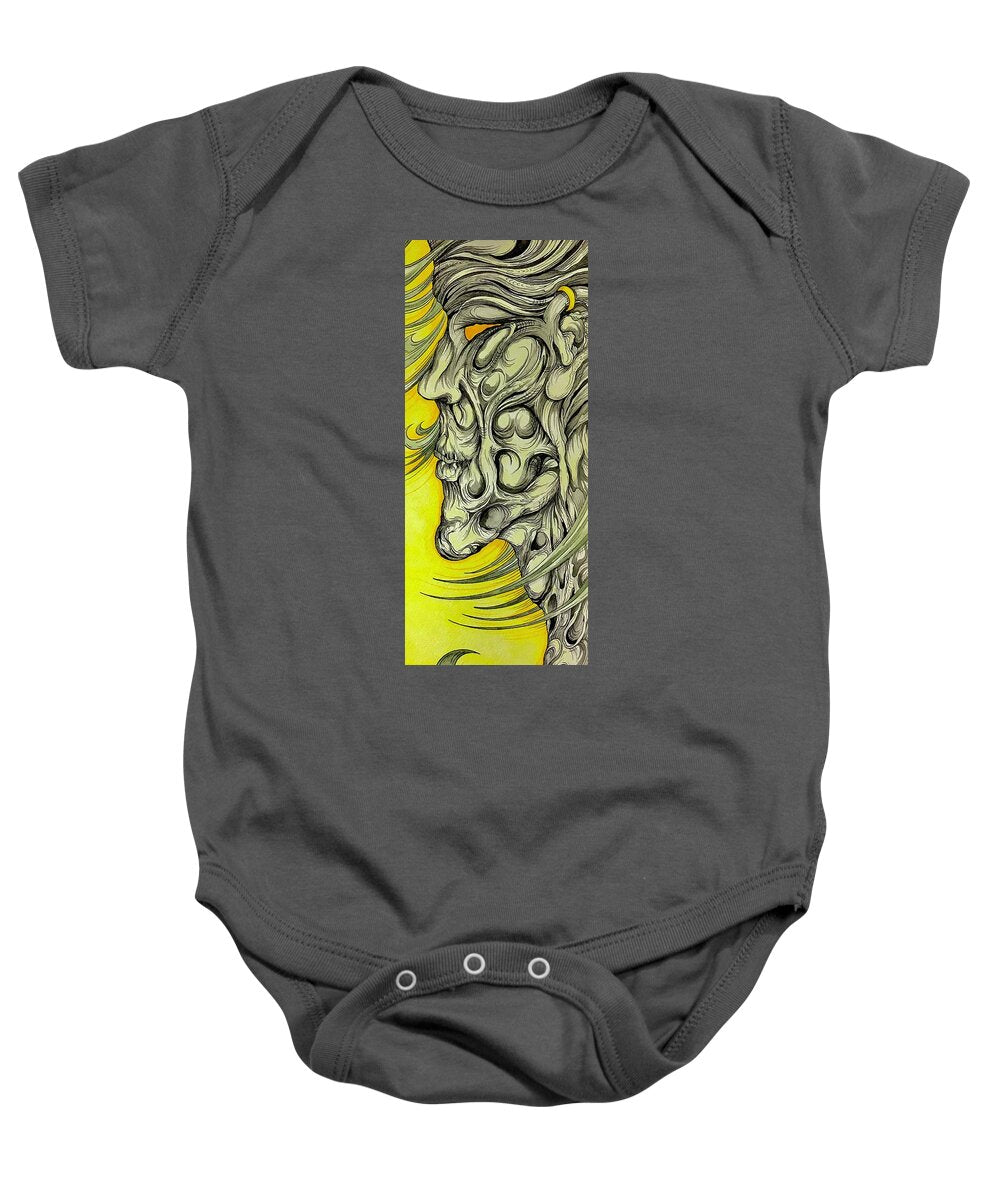 Yellow Eye Neck - Baby Onesie