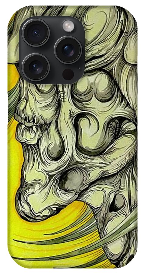 Yellow Eye Neck - Phone Case