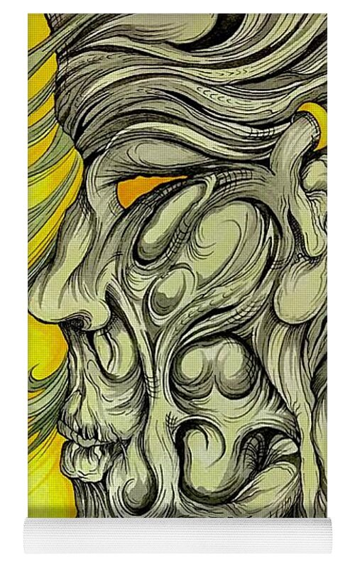 Yellow Eye Neck - Yoga Mat