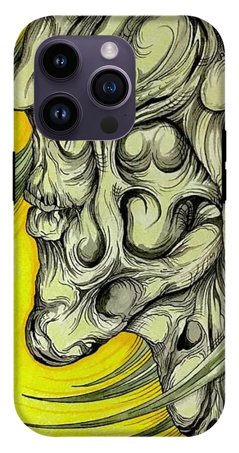 Yellow Eye Neck - Phone Case