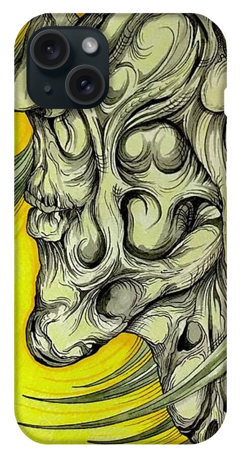 Yellow Eye Neck - Phone Case