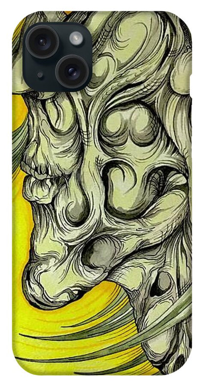 Yellow Eye Neck - Phone Case