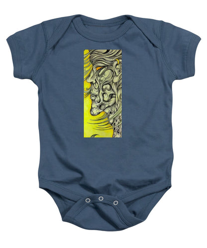 Yellow Eye Neck - Baby Onesie
