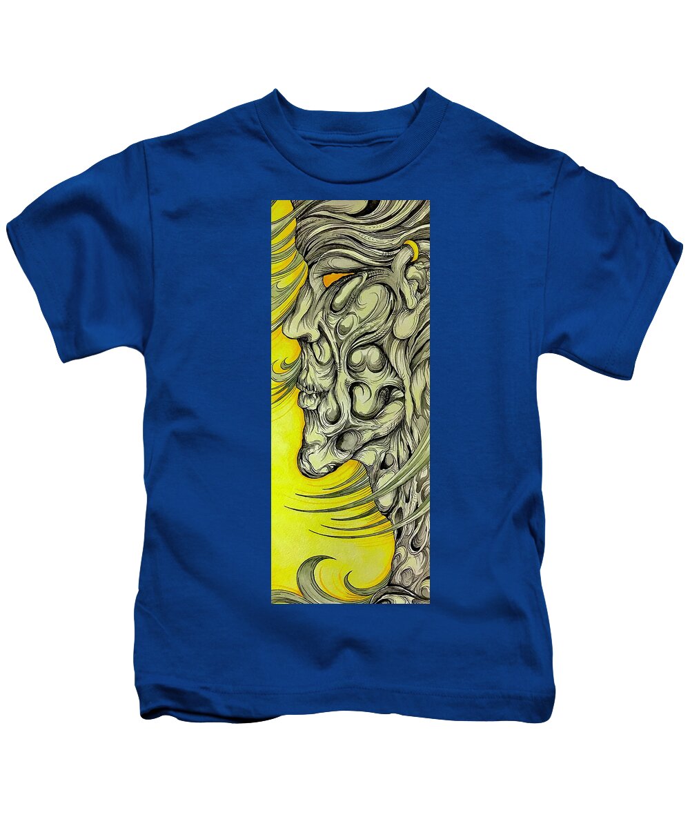 Yellow Eye Neck - Kids T-Shirt