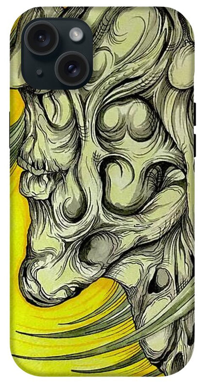 Yellow Eye Neck - Phone Case
