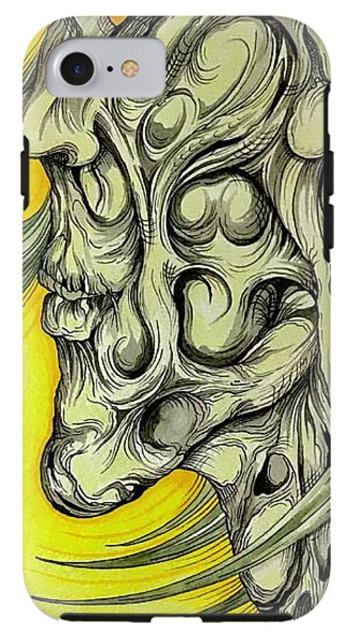 Yellow Eye Neck - Phone Case
