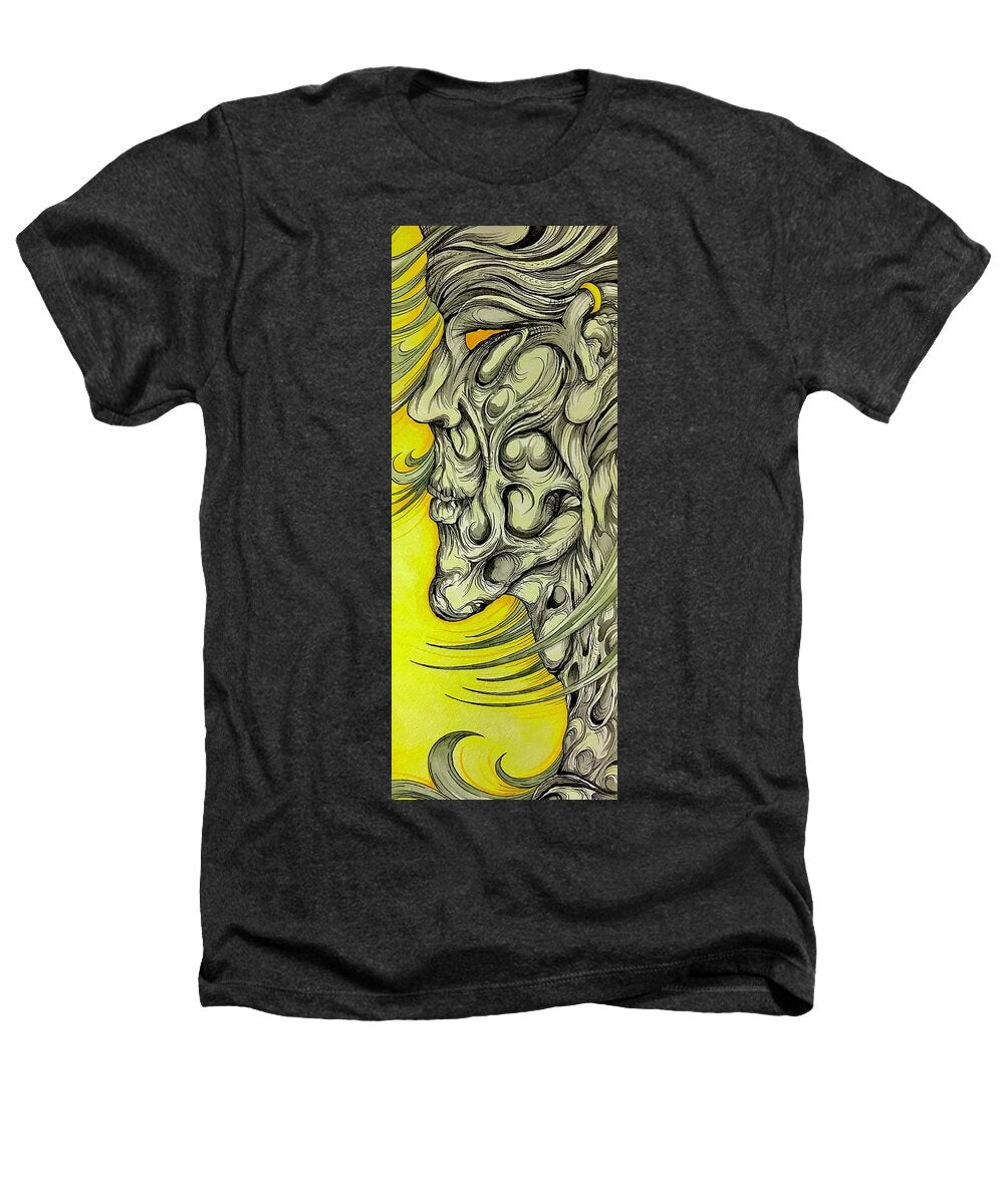 Yellow Eye Neck - Heathers T-Shirt