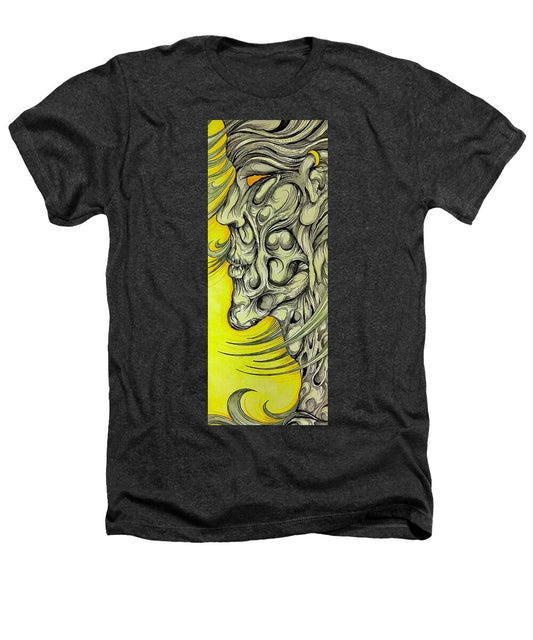 Yellow Eye Neck - Heathers T-Shirt