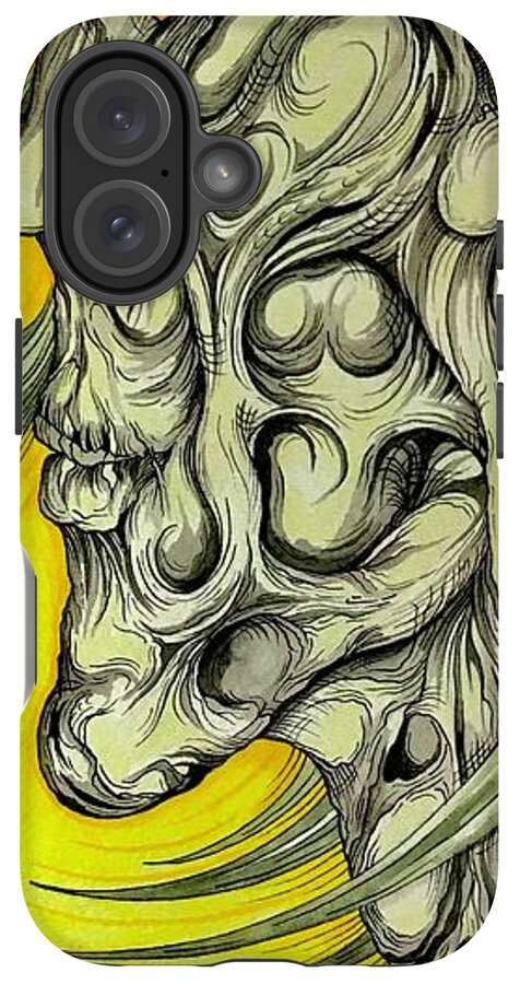 Yellow Eye Neck - Phone Case