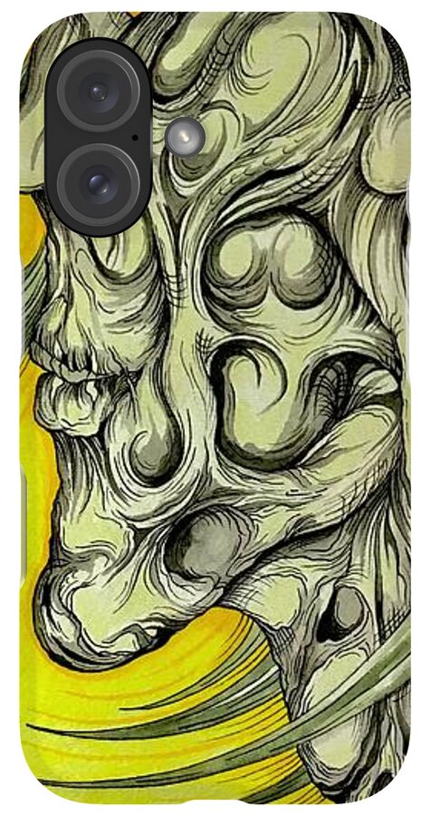 Yellow Eye Neck - Phone Case