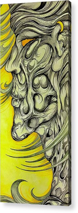 Yellow Eye Neck - Acrylic Print