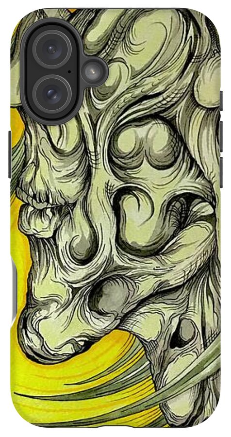 Yellow Eye Neck - Phone Case