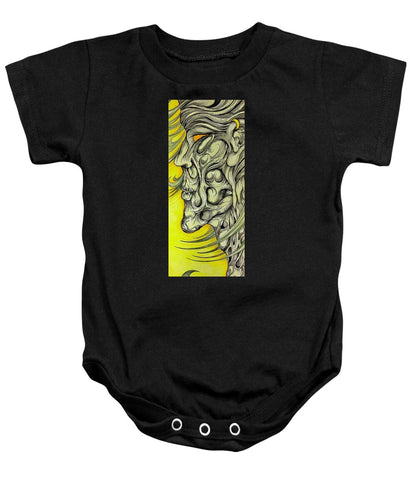 Yellow Eye Neck - Baby Onesie