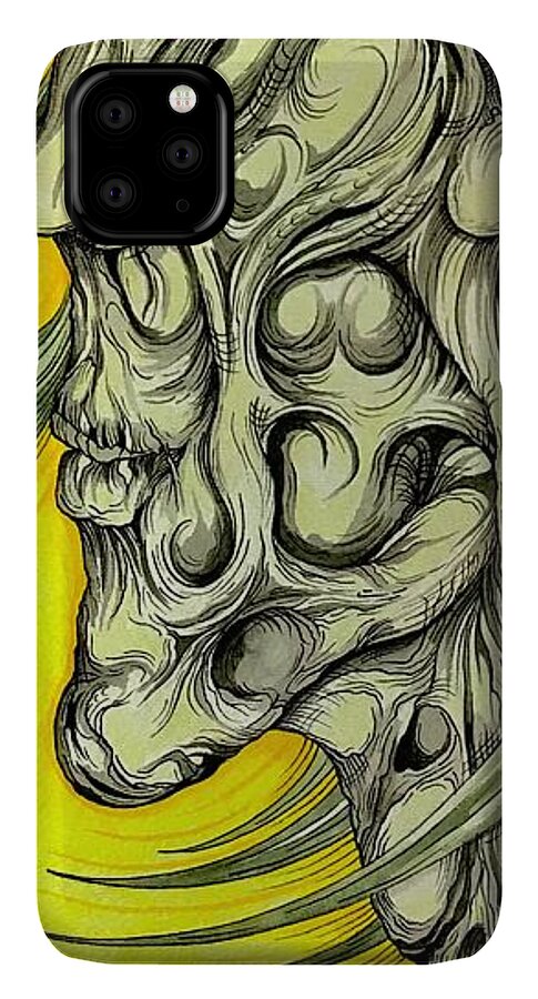 Yellow Eye Neck - Phone Case