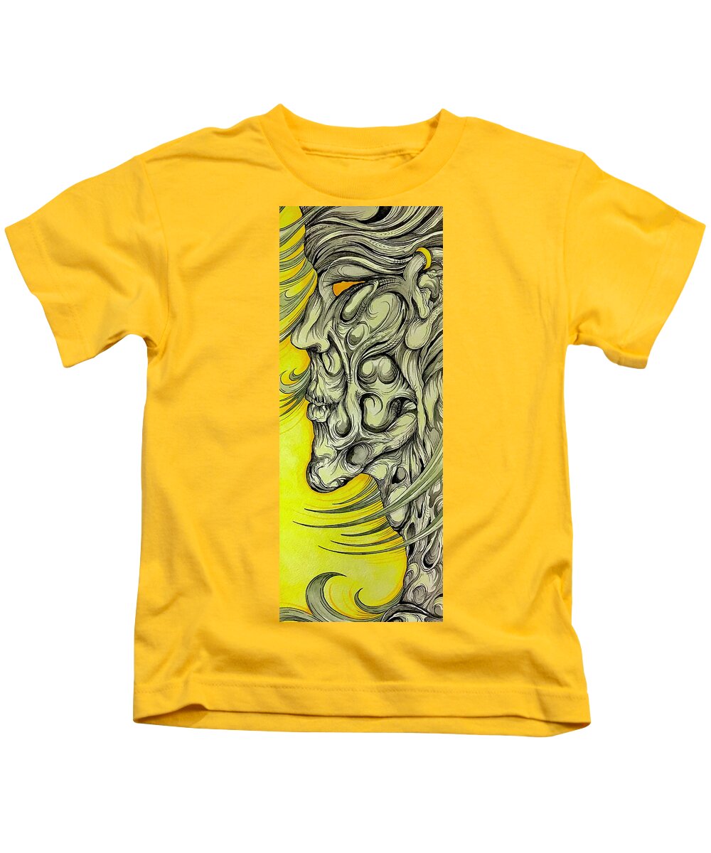 Yellow Eye Neck - Kids T-Shirt