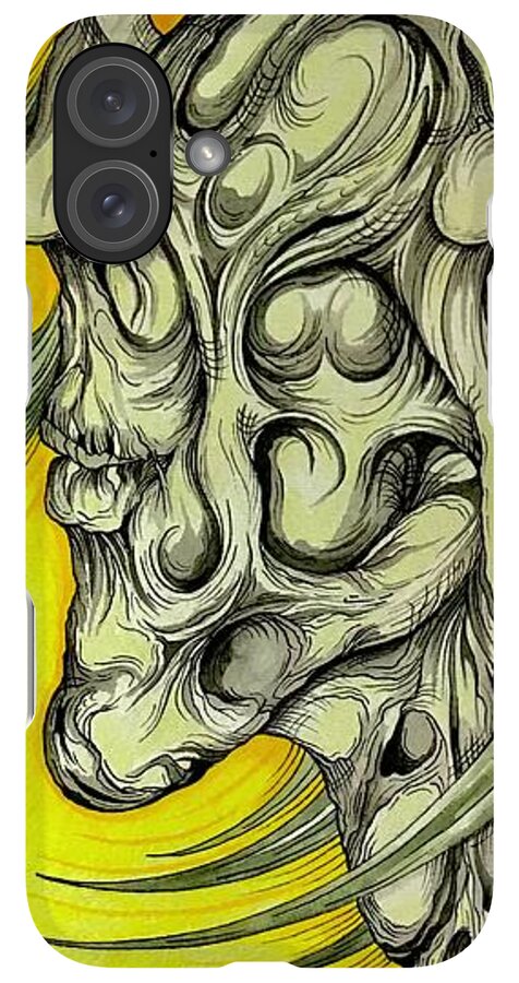 Yellow Eye Neck - Phone Case