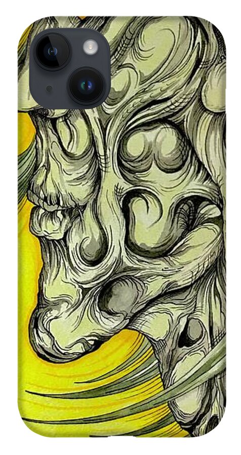 Yellow Eye Neck - Phone Case