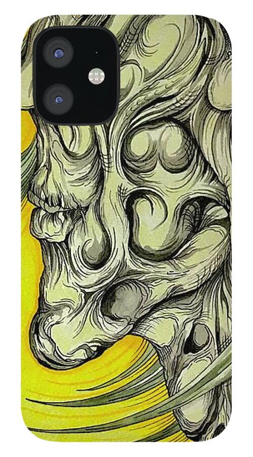 Yellow Eye Neck - Phone Case