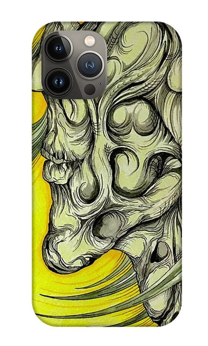 Yellow Eye Neck - Phone Case