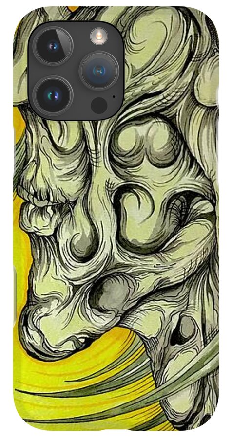 Yellow Eye Neck - Phone Case