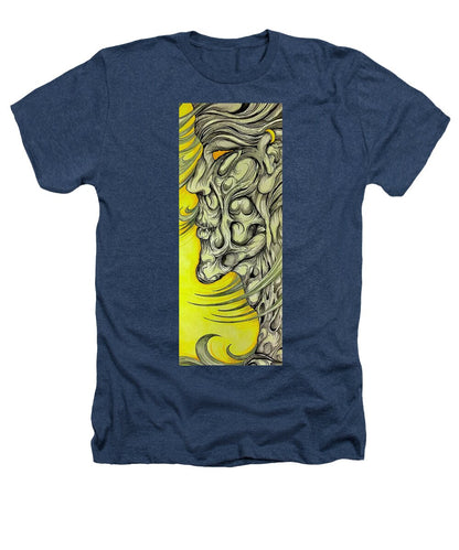 Yellow Eye Neck - Heathers T-Shirt
