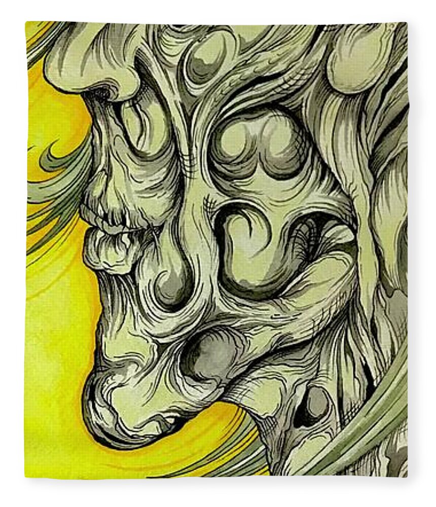 Yellow Eye Neck - Blanket