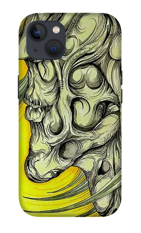 Yellow Eye Neck - Phone Case