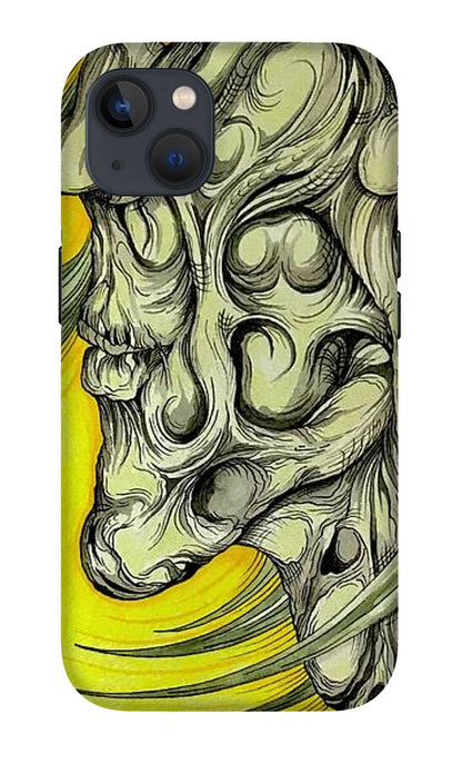 Yellow Eye Neck - Phone Case
