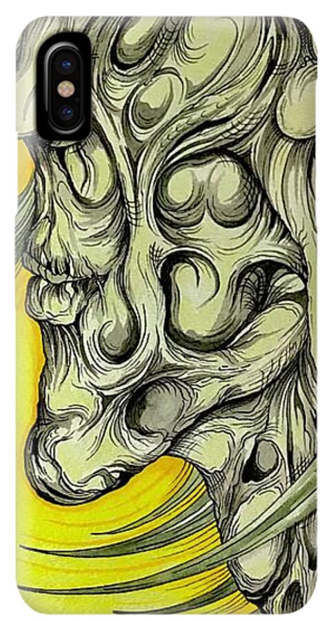 Yellow Eye Neck - Phone Case