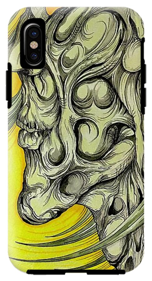 Yellow Eye Neck - Phone Case