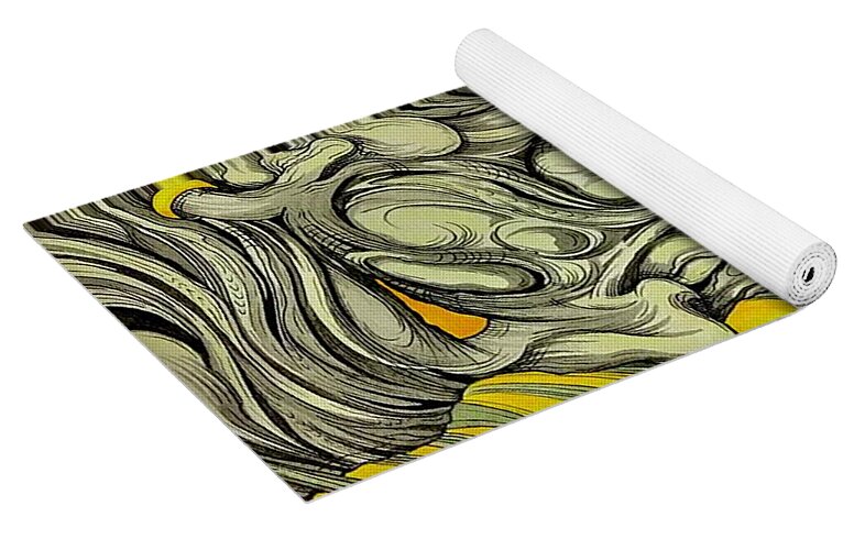 Yellow Eye Neck - Yoga Mat
