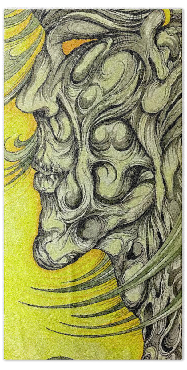 Yellow Eye Neck - Bath Towel