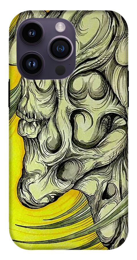 Yellow Eye Neck - Phone Case