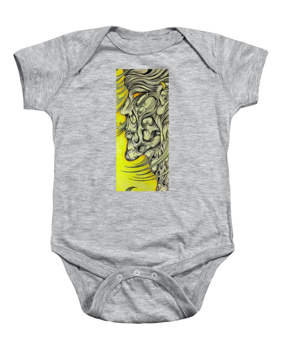 Yellow Eye Neck - Baby Onesie