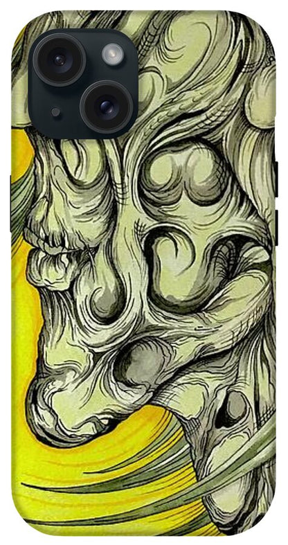 Yellow Eye Neck - Phone Case