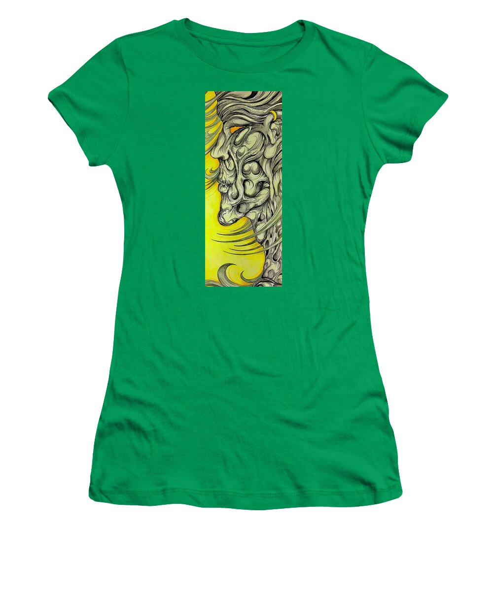 Yellow Eye Neck - Women's T-Shirt