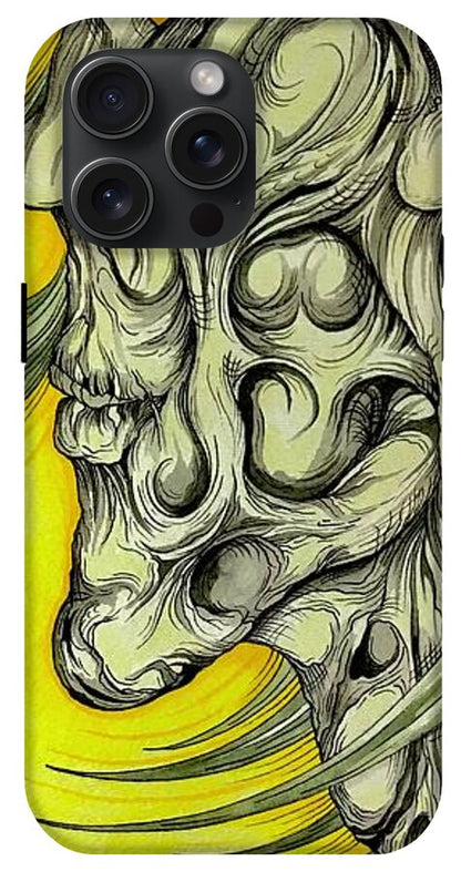 Yellow Eye Neck - Phone Case