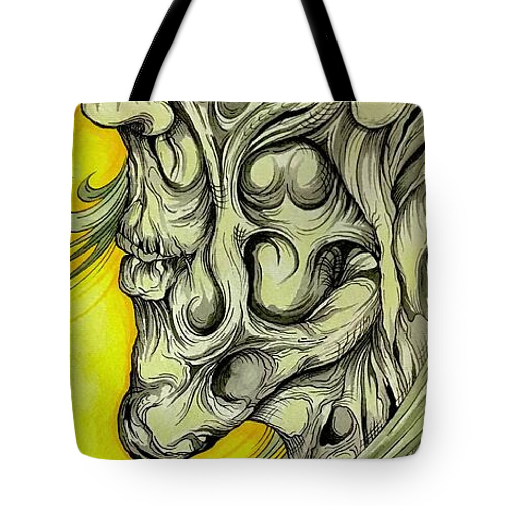 Yellow Eye Neck - Tote Bag