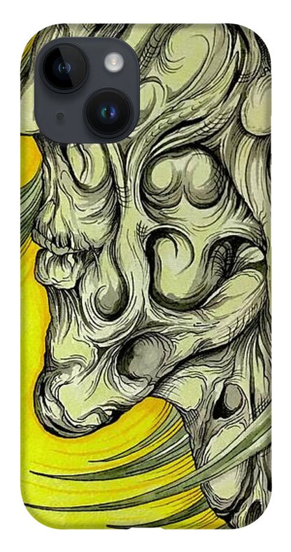 Yellow Eye Neck - Phone Case