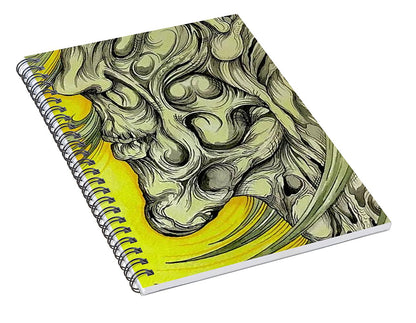 Yellow Eye Neck - Spiral Notebook