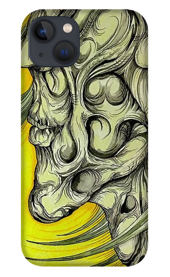 Yellow Eye Neck - Phone Case
