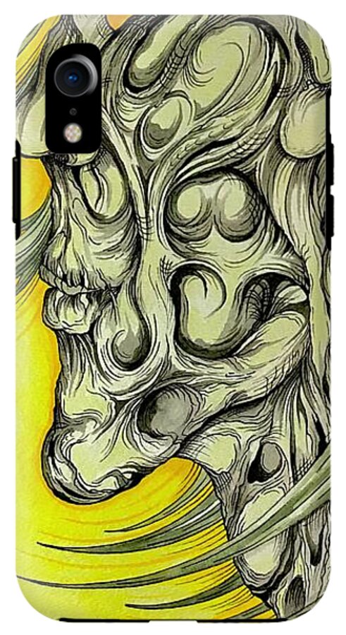 Yellow Eye Neck - Phone Case