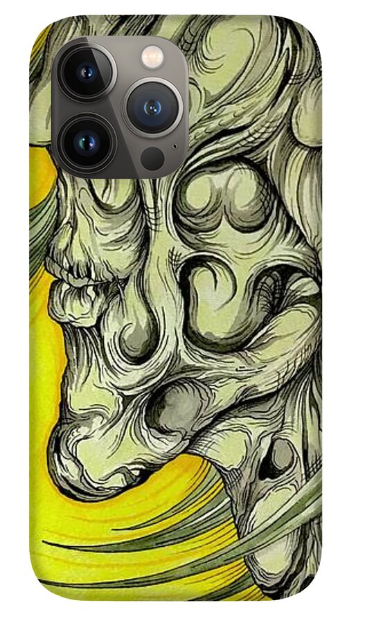 Yellow Eye Neck - Phone Case