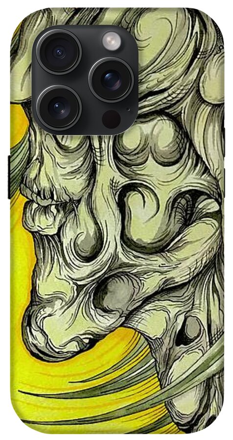 Yellow Eye Neck - Phone Case
