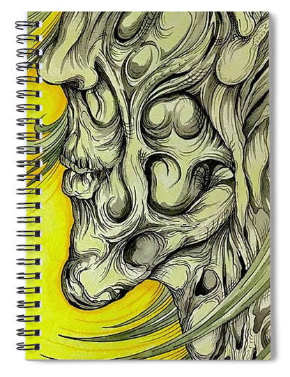 Yellow Eye Neck - Spiral Notebook