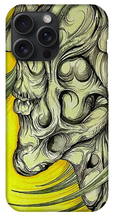 Yellow Eye Neck - Phone Case