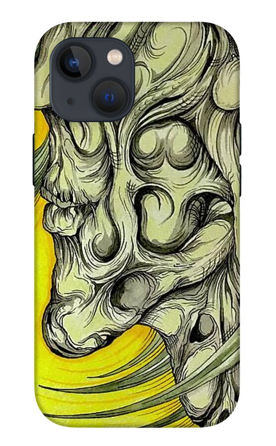 Yellow Eye Neck - Phone Case