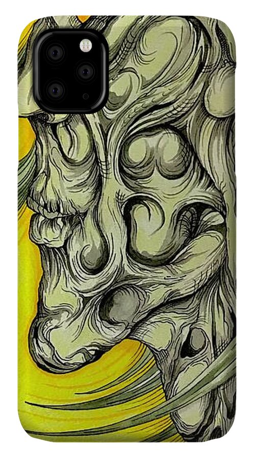 Yellow Eye Neck - Phone Case