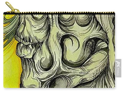 Yellow Eye Neck - Zip Pouch