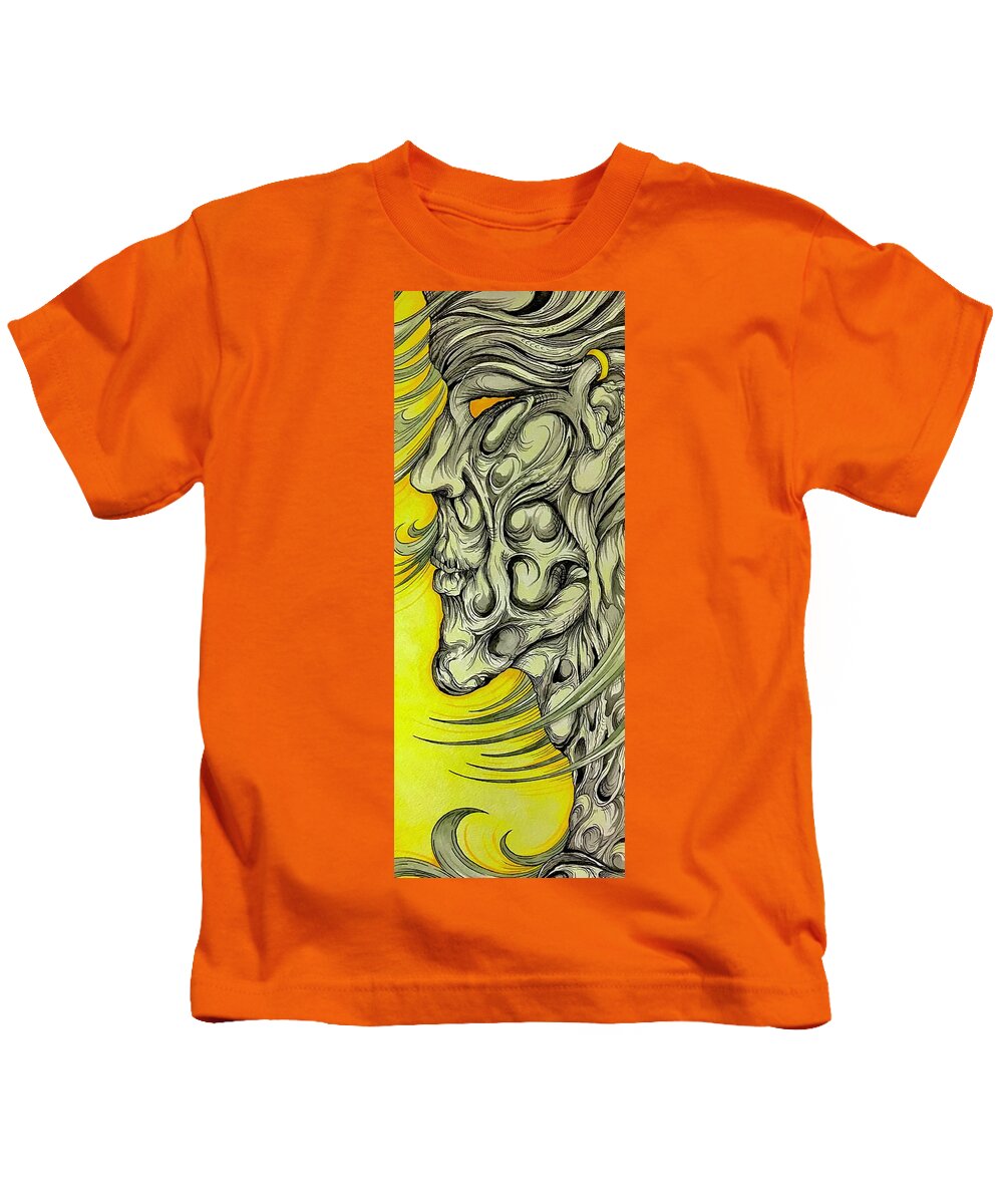 Yellow Eye Neck - Kids T-Shirt